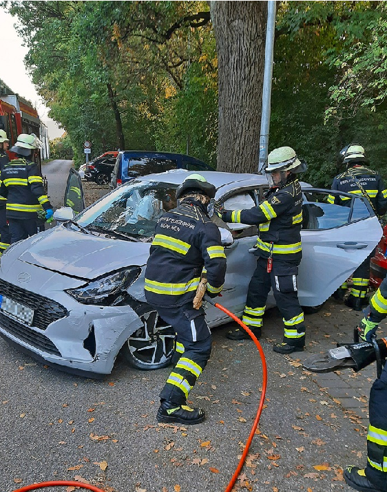 Unfall auf dem Parkplatz münchen07